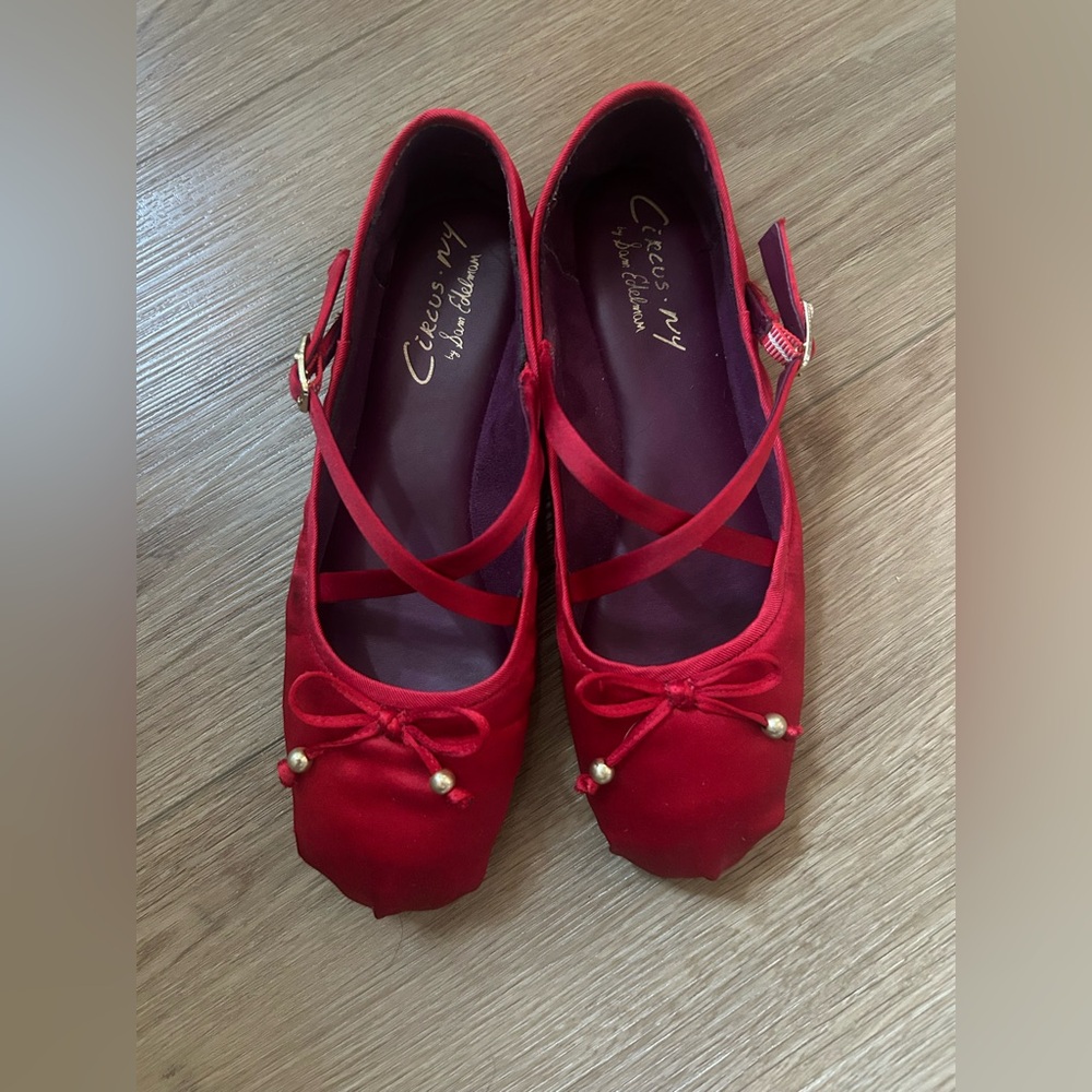 Sam Edelman Red Ballet Flats Sz7.5